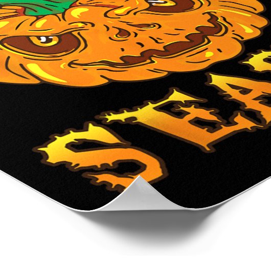 Poster C'est la saison de l'automne Éffrayant Halloween e (Coin)