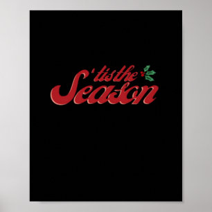 Poster C'est la saison : design classique et basique