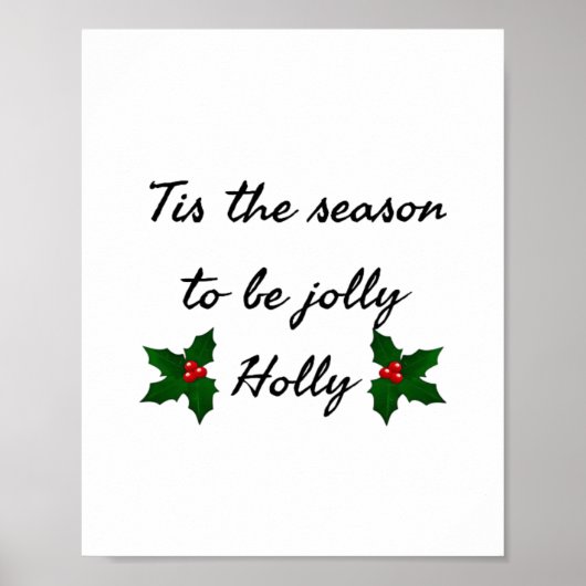 Poster C'est la saison d'être Holly (Devant)