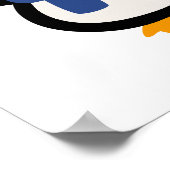 Poster C'Est La Saison D'Être Jolly, Pingouin Noël (Coin)