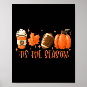 Poster C'Est La Saison Football Football Chute Thanksgivi