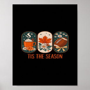 Poster C'Est La Saison Football Jour, Automne Automne