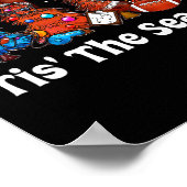 Poster C'Est La Saison Football Ornements De Noël Pour La (Coin)