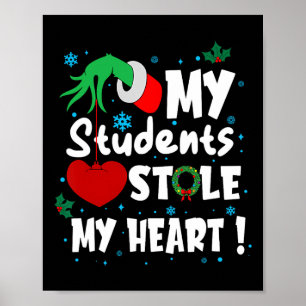 Poster C'Est La Saison Fun Noël Mes Étudiants M'Ont Volé