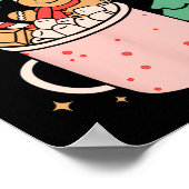 Poster C'Est La Saison Noël Chaud cacao Gingerbread Coo (Coin)