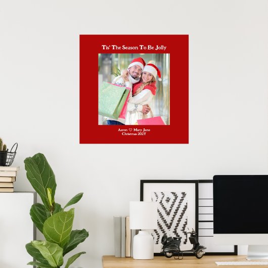 Poster C'est la saison pour être Jolly Couple Photo (Bureau à domicile)