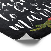 Poster C'est la saison pour être marié signe mariage (Coin)