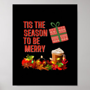 Poster C'est la saison pour une esthétique de Noël unique