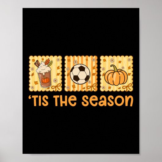 Poster C'est la saison Saison d'automne Épice de citrouil (Devant)