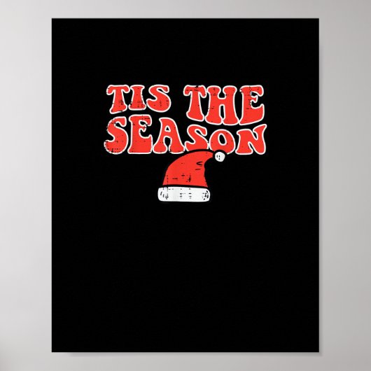 Poster C'est la saison squelette citrouille Halloween (Devant)