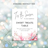 Poster C'est la saison Table de friandises pour la fête d