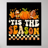 Poster C'Est La Saison Thanksgiving Fall Football Citroui (Devant)