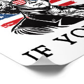 Poster C'est la seule trahison si vous perdez George Wash (Coin)