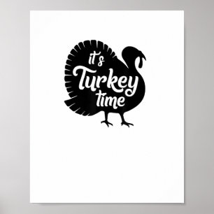 Poster C'est la Turque Time Shirt _ Mignonne Thanksgiving