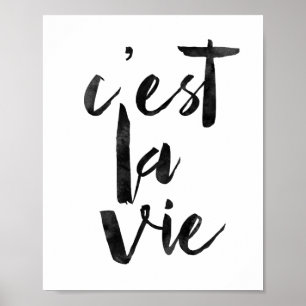 Poster C'est La Vie
