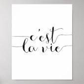 Poster C'est La Vie (Devant)