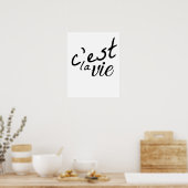 Poster C'est La Vie (Cuisine)