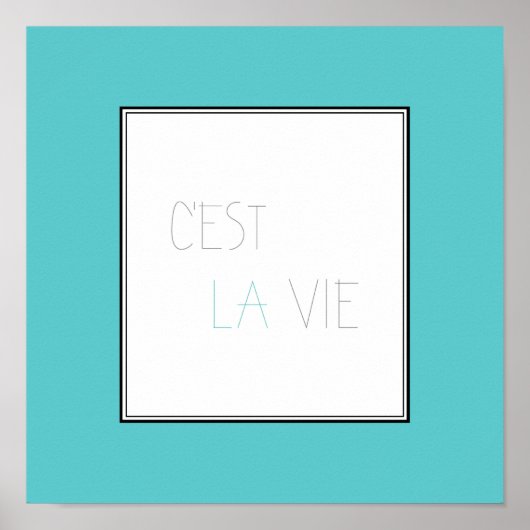 Poster C'est La Vie - C'est la Vie (Devant)
