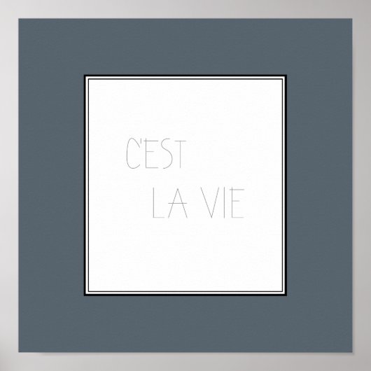 Poster C'est La Vie - C'est la Vie (Devant)