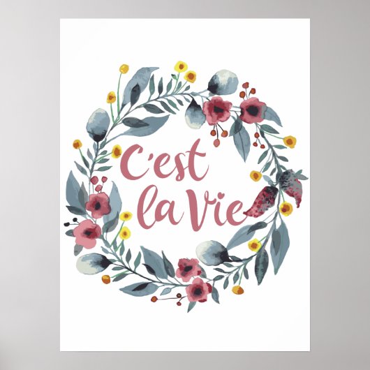 Poster C'est La Vie French (Devant)