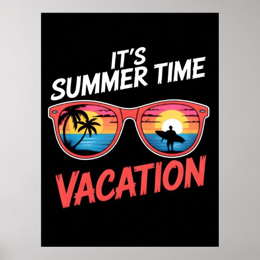 Poster C'est l'ambiance des vacances d'été (Devant)