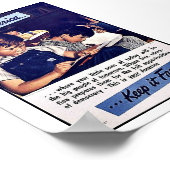 Poster C'Est L'Amérique Qui La Garde Libre ! (Coin)