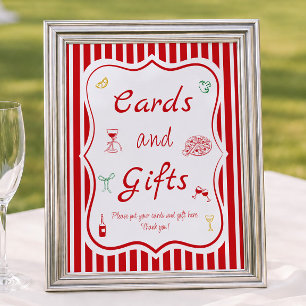 Poster C'est l'Amour Cartes et Cadeaux de Fête de Mariage