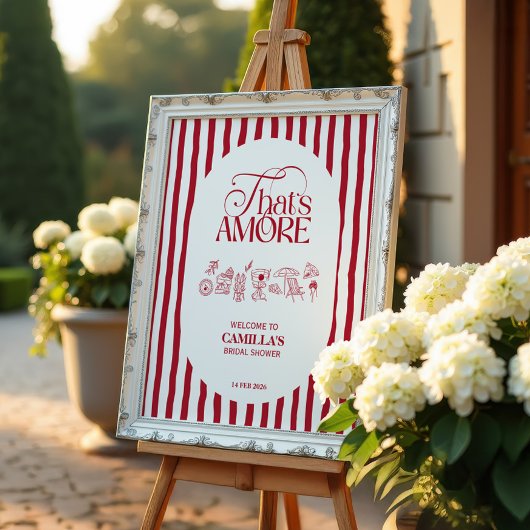 Poster C'est l'Amour Mariage main dessinée