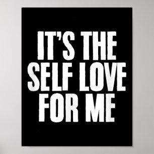 Poster C'est l'amour-moi conscience de la santé mentale _