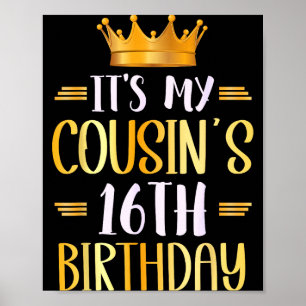 Poster C'est l'anniversaire des 16 ans de mon cousin Joye