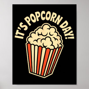 Poster C'est le jour du pop-corn Théâtre Coin repas ciném