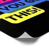 Poster C'est le jour du test Vous avez ce test d'étudiant (Coin)