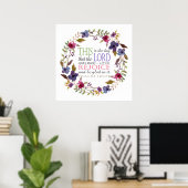 Poster C'est le jour que le Seigneur a fait (Bureau à domicile)