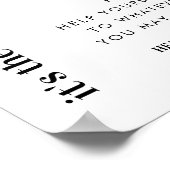 Poster C'est le panneau de la salle de bain Mariage Littl (Coin)