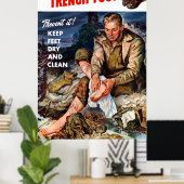 Poster C'Est Le Pied De Fente — Empêchez-Le ! (Bureau à domicile)