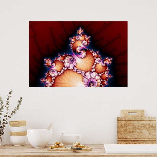 Poster C'Est Le Point - L'Art Fractal (Cuisine)