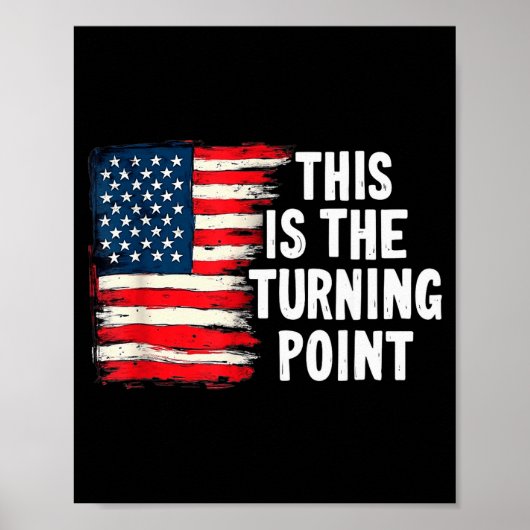Poster C'est le Tee Point de Retour Drapeau Usa pour homm (Devant)