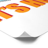 Poster C'est le temps du hockey - mignon hockey sur glace (Coin)