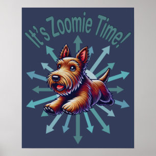 Poster C'est le temps Zoomie Brown Scotty
