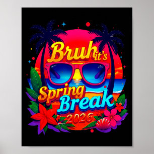 Poster C'est les vacances de printemps 2026 famille vacan