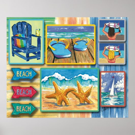 Poster C'est l'été ! (Devant)