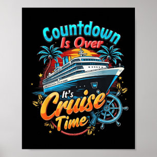 Poster C'est l'heure de la croisière, le compte à rebours