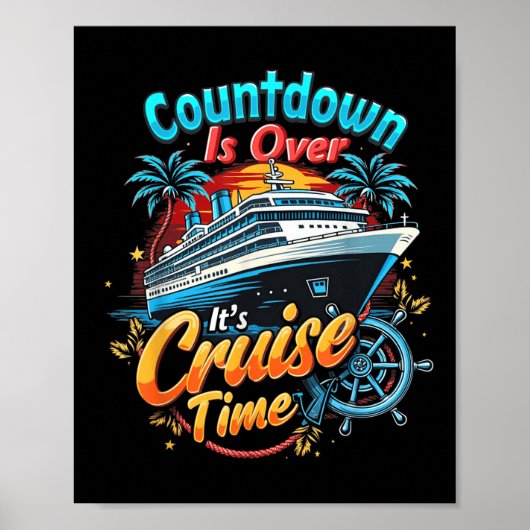 Poster C'est l'heure de la croisière, le compte à rebours (Devant)