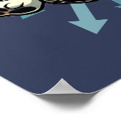 Poster C'est l'heure de Zoomie Basset Hound (Coin)