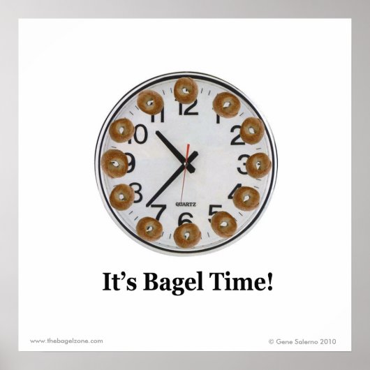 Poster C'est l'heure des Bagels ! (Devant)