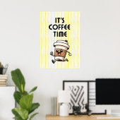 Poster C'est l'heure du café (Bureau à domicile)
