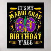 Poster C'est ma 60e fête de Mardi Gras (Devant)