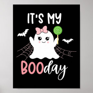 Poster C'Est Ma Boo Day Mignonne Halloween Anniversaire F