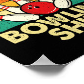 Poster C'Est Ma Chemise De Bowling Lucky - Bowler Bowling (Coin)