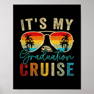 Poster C'est ma croisière de remise de diplôme Voyage de